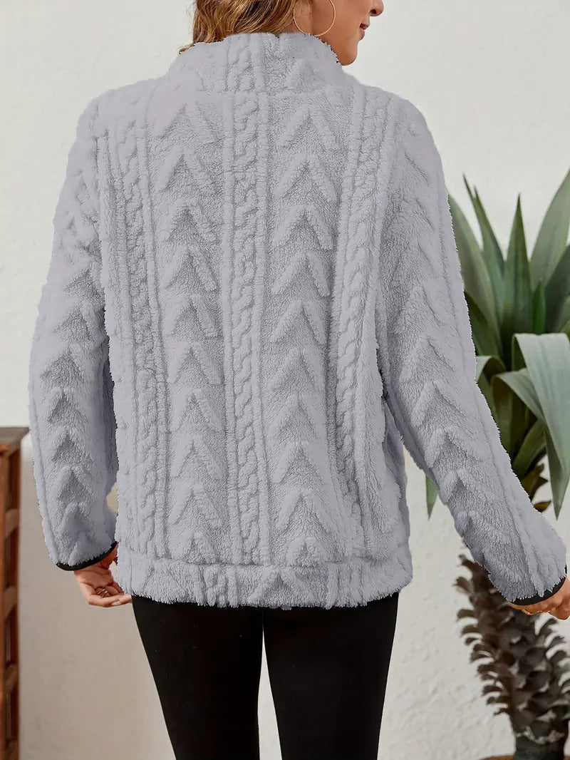 Maglione invernale con zip