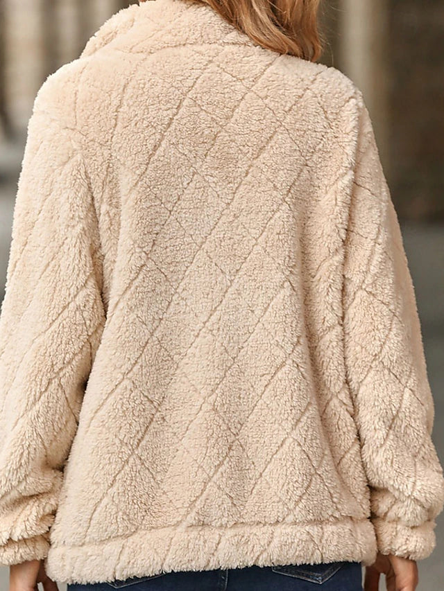 Giacca in plaid invernale