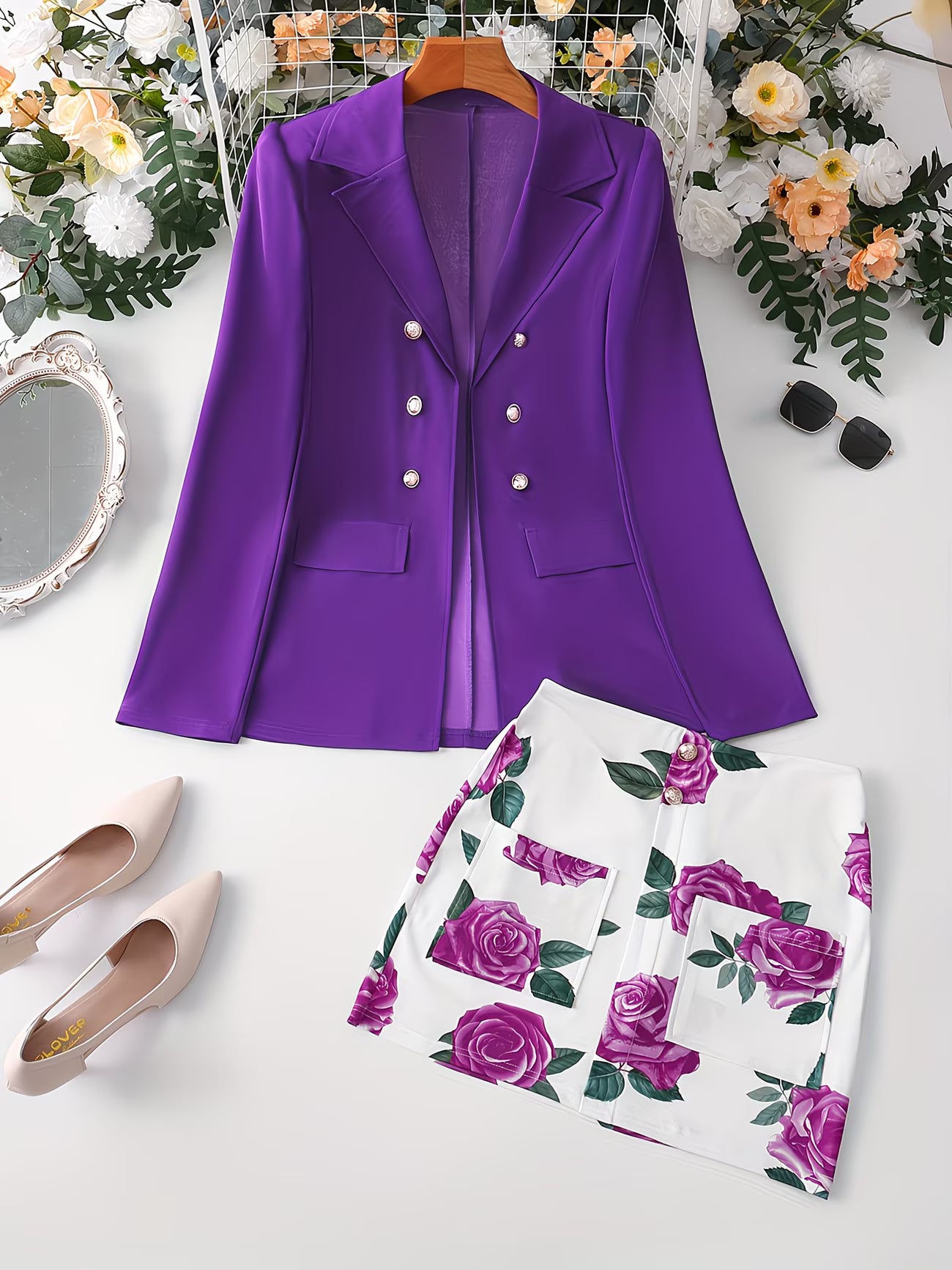 completo: blazer con gonna