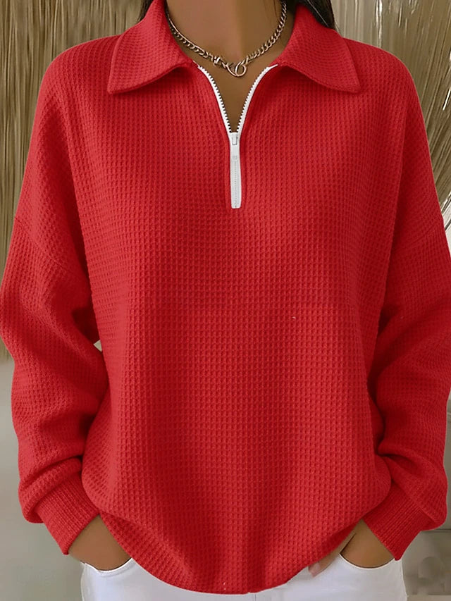 Maglia invernale con zip