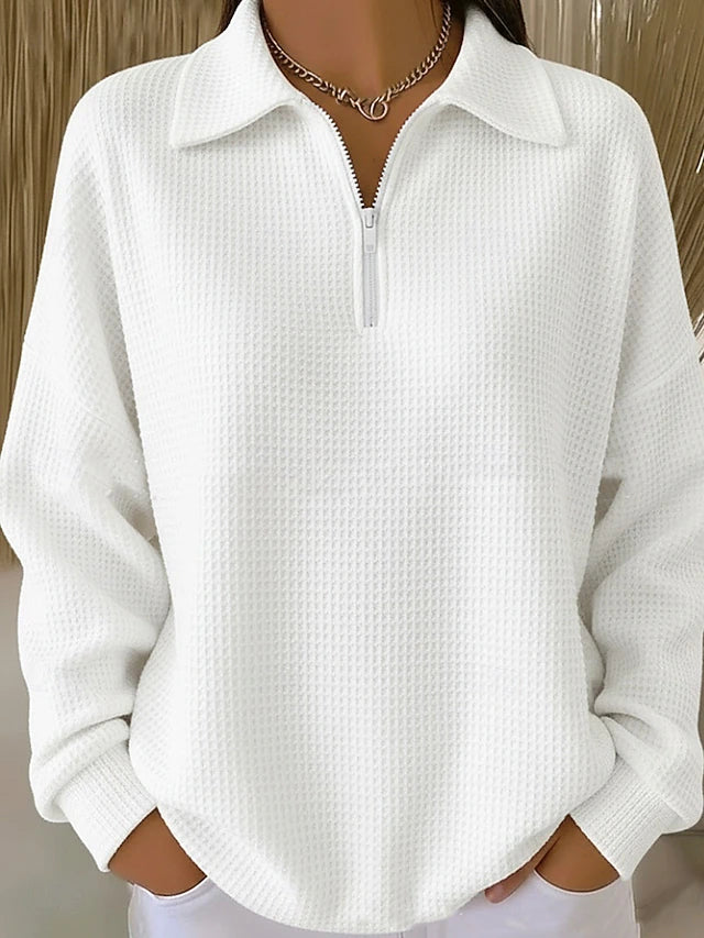 Maglia invernale con zip