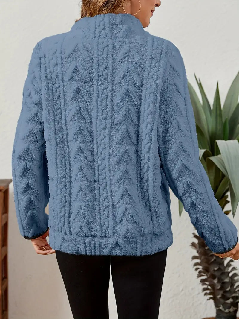 Maglione invernale con zip