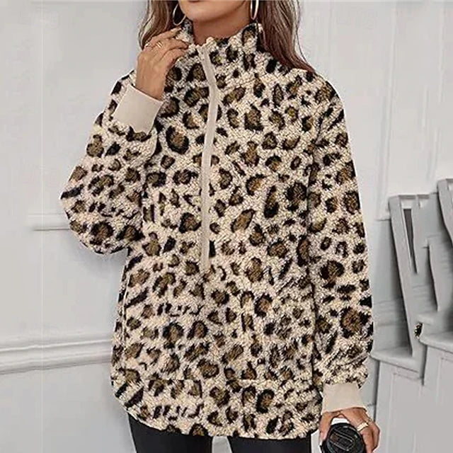 Felpa invernale maculata