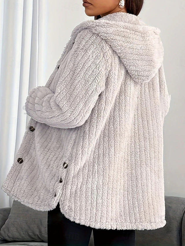 Felpa in plaid invernale