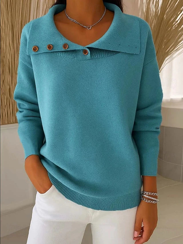 Maglione invernale con colletto elegante