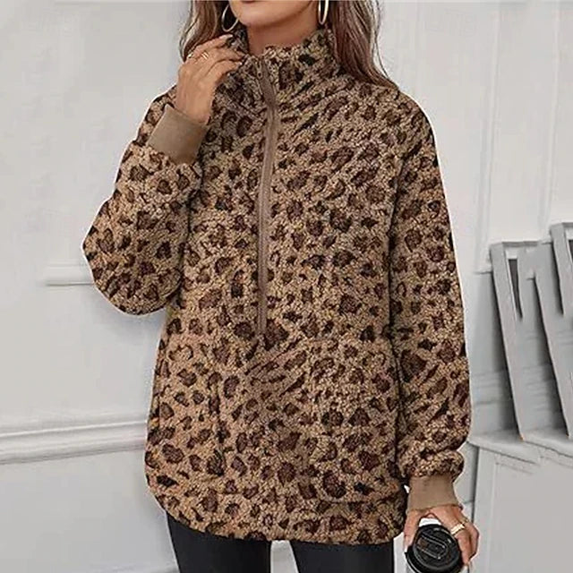 Felpa invernale maculata