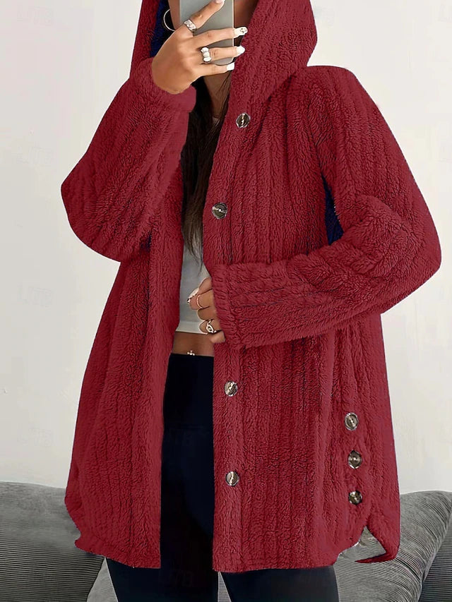 Felpa in plaid invernale